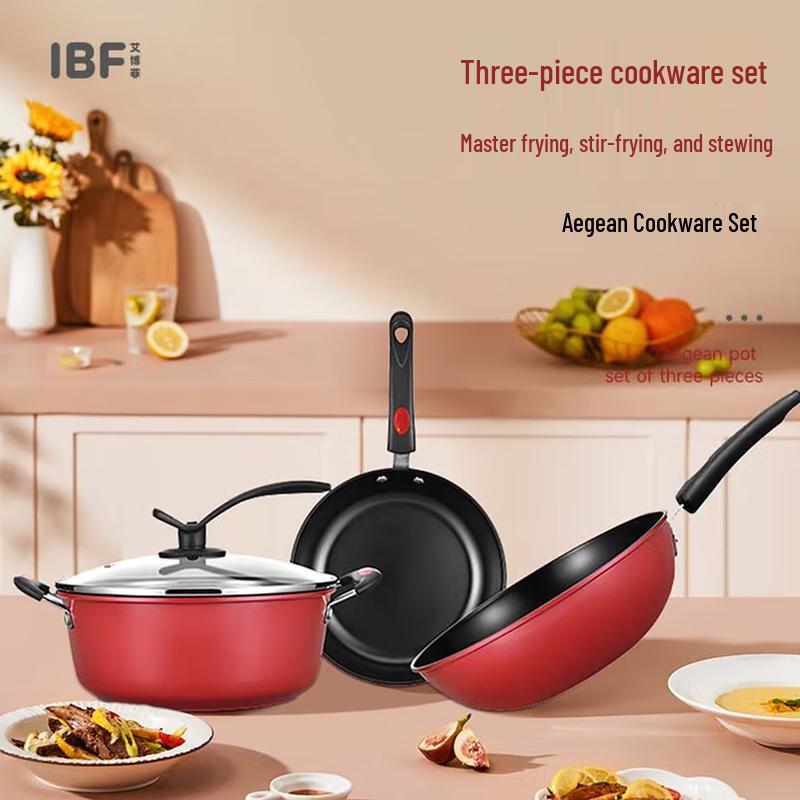

IBF Aegean Sea Cookware 3-Piece Set