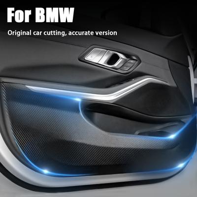 Car Door Anti-Kick Pad For BMW X2X3X4X5 3 5 Series G05 G20 G30 F30 Anti Dirty Protective Stickers Mat Auto Interior Accessories