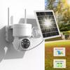 ICSEE WIFI-Überwachungs-Solar-PTZ-Kamera, farbenfrohe Nachtsicht, Zwei-Wege-Audio, PIR-Erkennung, Outdoor, IP66 wasserdicht, Solarstrom-Sicherheits-IP-Kamera