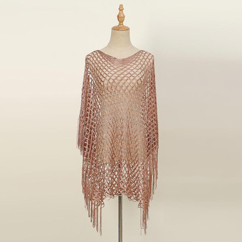 European Style Tassel Shawl Beach Cover-Up for Women