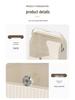 Large Capacity Dustproof Cosmetic Storage Box with Desktop Drawer for Skincare and Makeup