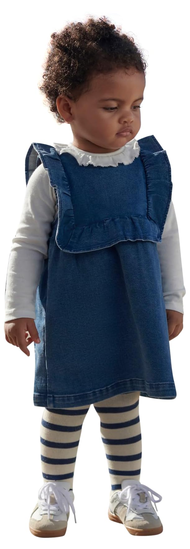 

dress A0CLK Blue 12 months 74cm [Petit Bateau] One-piece синій