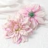 3/5Pcs 12cm Silk Artificial Dahlia Flowers Party Home Room Decor Mariage Wedding Decoration Fake Flower DIY Bride Gift Accessory