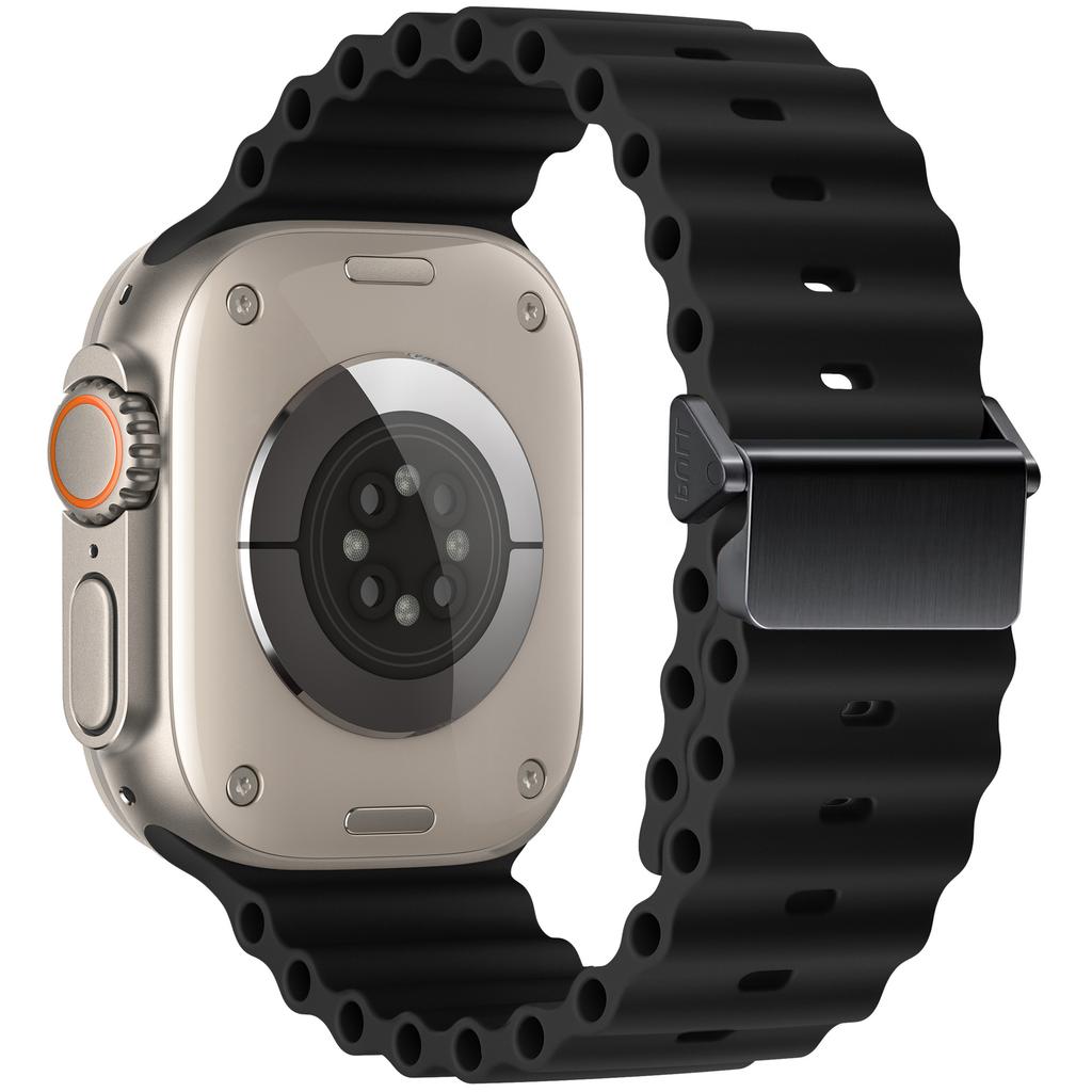 Silicone Band for Apple Watch Compatible with Ultra 2/10/9/8/7/6/5/4/SE | 38/40/41/42/44/45/46/49mm Soft Sweatproof Wristband