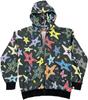 KERESLINA Versatile Star Print Long Sleeve Full Zip Couple Casual Fashion Hoodie Sweatshirt Coat