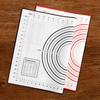 Puntos Silikon Rolling Sheet Backmatte Pad Antihaft-Backgeschirr Mehl Gebäck Teppich