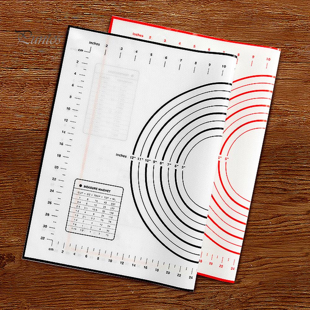 Puntos Silikon Rolling Sheet Backmatte Pad Antihaft-Backgeschirr Mehl Gebäck Teppich