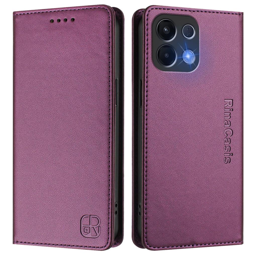 Für Oppo K13 5G Lederhülle RINACASIS RC01 Handyhülle mit RFID-Blockierung Brieftasche Ständer
