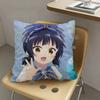 1pc Maya Jouga Anime Characters Pillow Case Fashion Square Pillowcase Bedroom Sofa Room Ins Decoration Leisure