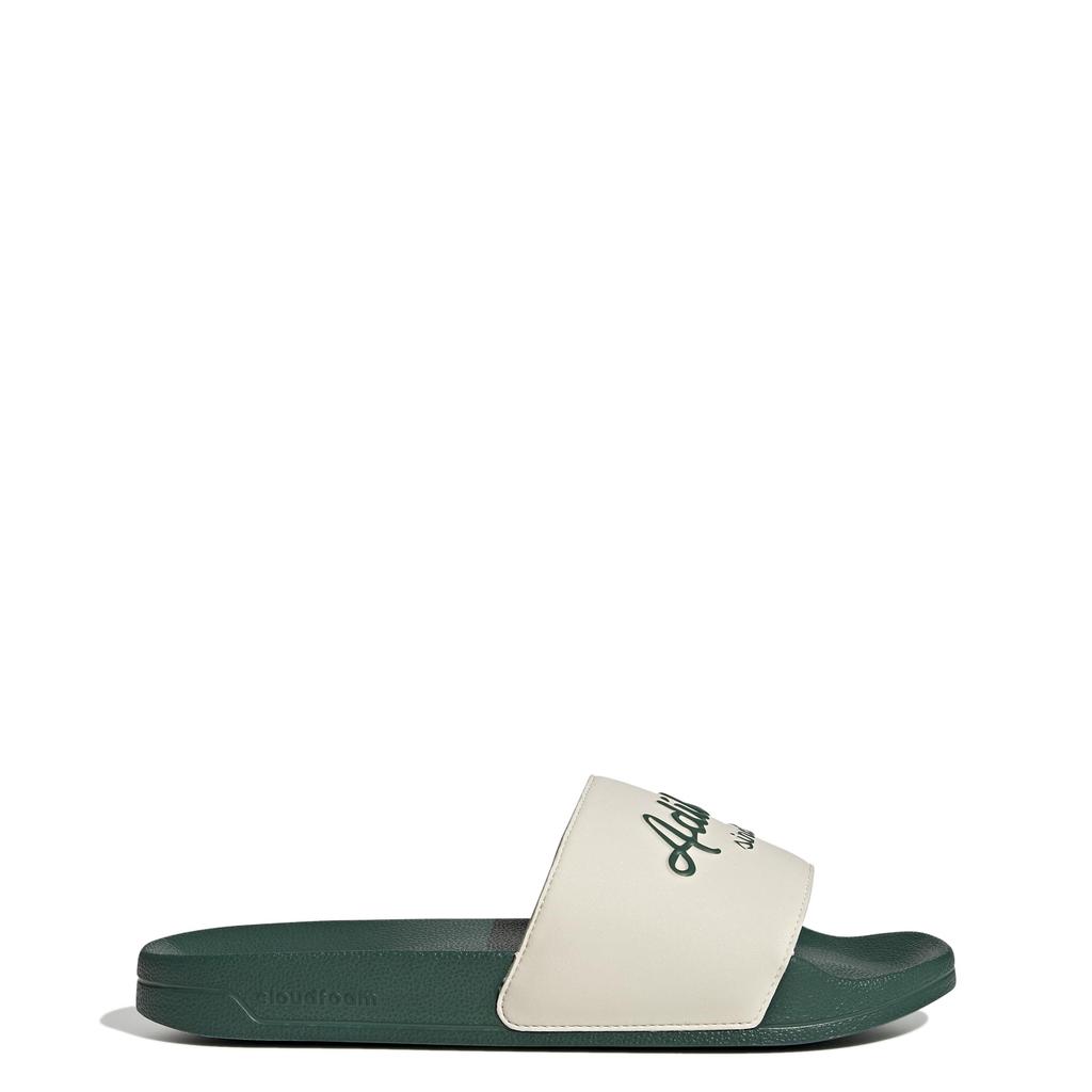 Adidas Adilette Sports Shower Wonder Green Size cm Sandals, White/College Green/College (GW8749), 25.5