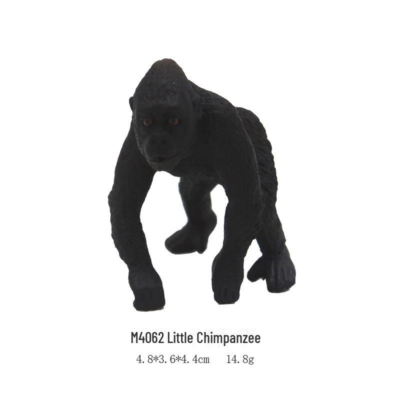 Cross-border Children's Educational Orangutan Model Toy: Handcrafted Static Chimpanzee Ornament