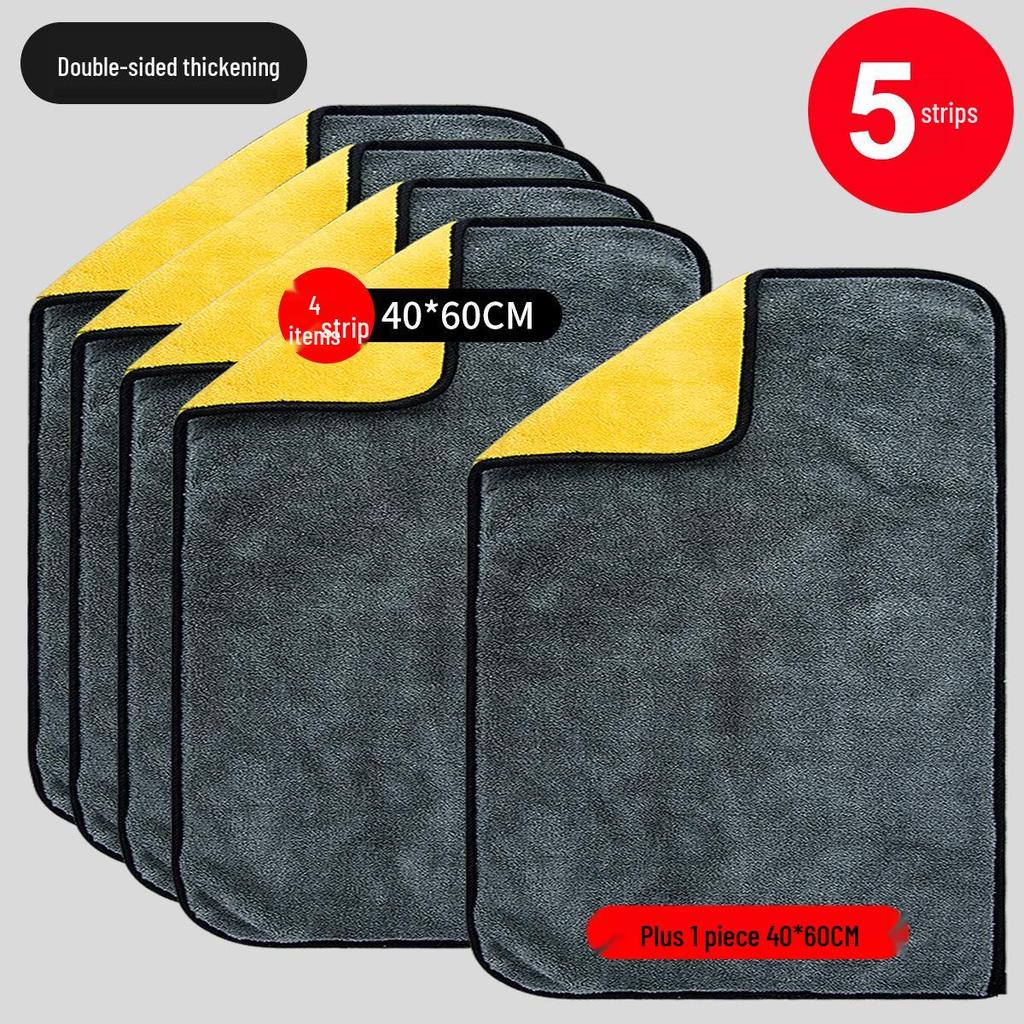 Advanced Lint-Free Car Wash Towel: Thick, Absorbent, Large, and Watermark-Free