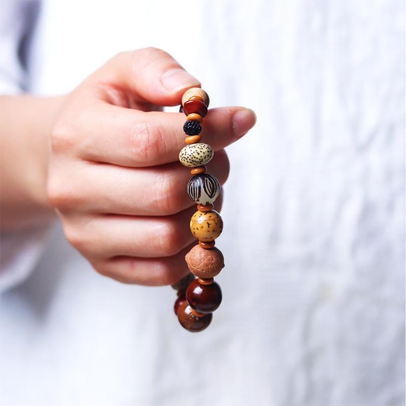High Quality Wooden Bead Bracelet Exquisite Bright Color Gift Con Cuentas Durable Fashion China Natural Fragrance Bracelet