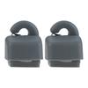 2Pcs Car Front Sun Visor Bracket Clips Car Hook Fasteners 3B0857563 3B0857561B for Skoda Fabia Octavia Superb Auto Parts Grey