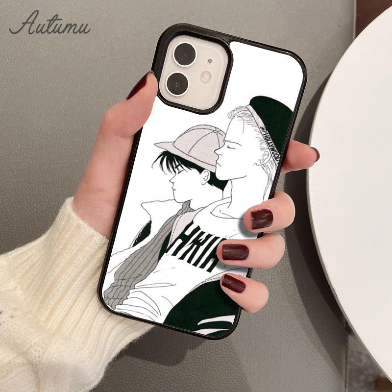 Banana Fish Phone Case for iPhone 11 12 13 14 Pro Max Mini X XR XS SE 2020 5 6S 7 8 Plus Samsung Galaxy S21 S22 Cover Shell