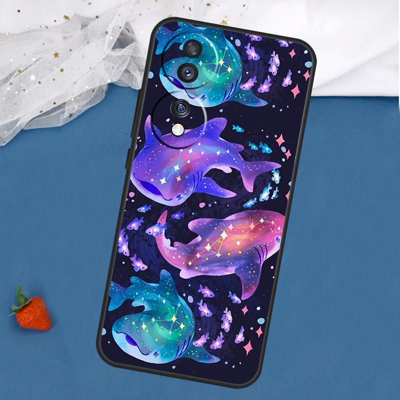 

Чехол Морской Кит Нарвал для Honor Magic 8 7 5 6 Pro 200 400 50 70 90 Lite Win RT X8c X8b X9a X9b X9c X9d Обложка Honor X9a
