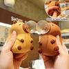 Poupée Capybara Pendentif à Pincer Jouets Écraser Cracher Bulle Jouet de Décompression Pendentif Décoration Cartable Enfant Cadeau de fête