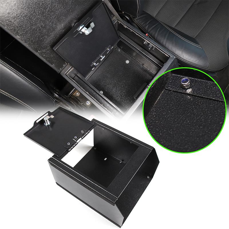 For Land Rover Defender 90 110 130 2004-2018 Aluminum Alloy Car Security Safe Box Storage Privacy Protection Car Accessories