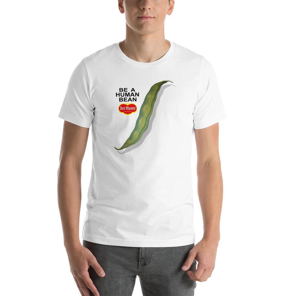 

BE A HUMAN BEAN Del Monte Vintage Style Short-Sleeve Unisex 100% Cotton T-shirt Mens Tees Top 2XL