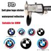 BMW Pegatina Reflectante Impermeable Redonda 3D con Logo de Coche para Decoración de Motocicleta de Carreras S1000 RR R1250 GS Pegatina Suave