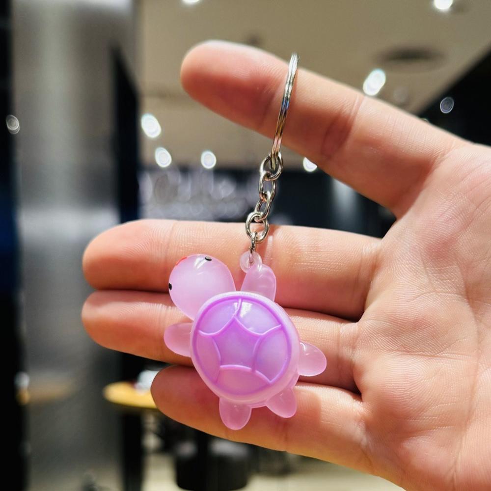 Cartoon Colorful Resin Animal Turtle Keychain for Car Key Souvenir Gifts for Women Men Handbag Pendant Keyrings DIY Accessories