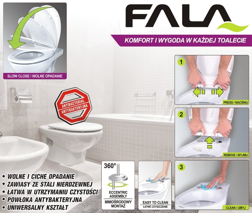 Wave Soft-Close Detachable Toilet Seat Dp White