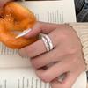 Children's Fun Animal Diary Ring: Versatile Adjustable Ring with Niche Creative Design for Women, Fashionable Open Style for Index Finger.