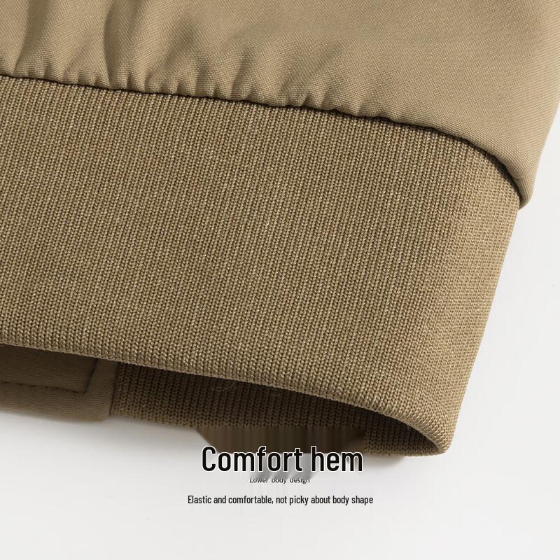 Hodo Men's Casual Baseball Collar Bomber Jacket