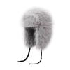 Womens Winter Faux Fox Fur Trapper Hat Thick Warm Beanie Cold Weather Outdoor Use