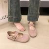Soft Sole Single Shoes New Women's Spring and Autumn Doll Shoes Sweet Big Head Flat Heel Comfortable Mary Jane Women's Shoes