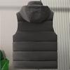 Down cotton vest fattened plus size thickened autumn and winter men's vest jacket vest