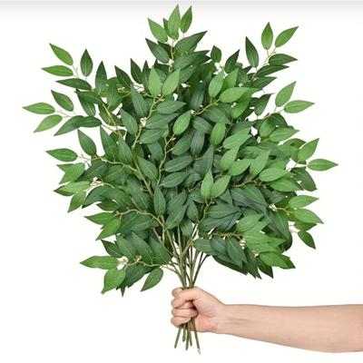 Artificial Green Plant Branches 24 Pcs 62cm for Wedding Party For Dining Table Room Decoration and Floral Arrangements