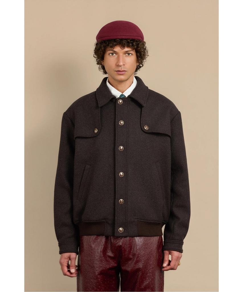 Drole De Monsieur Le Blouson Laine D0Jaw25114Brx