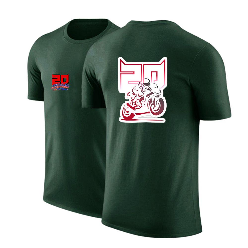 2026 Fabio Quartararo Motorradfahrer Druck Sommer Unisex Neu Regulär Kurzärmlig Premium Pendler Baumwolle T-Shirt