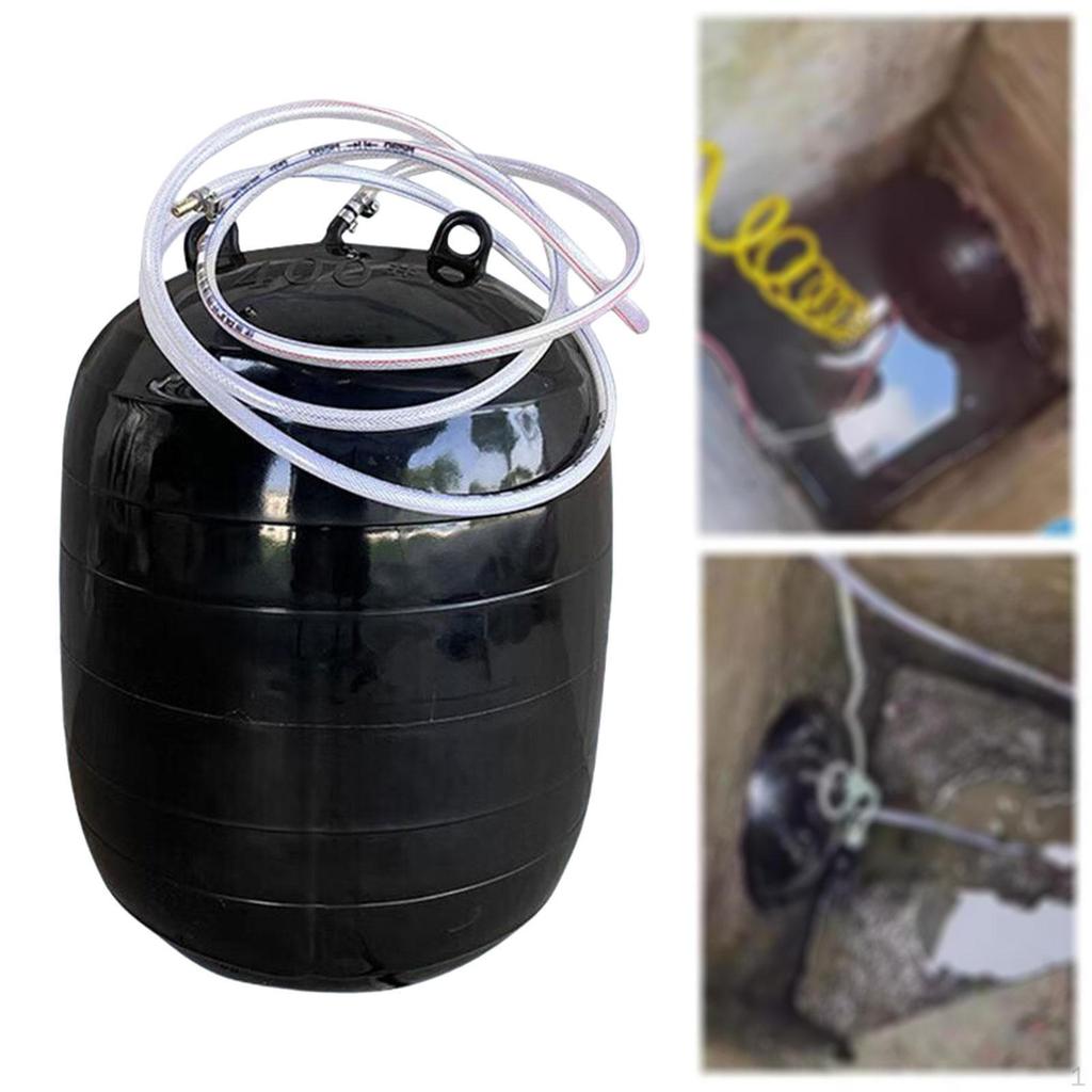 Nafukovací hadicová zátka s balónkem Test s nástavcem pro domácí instalatérské komunální