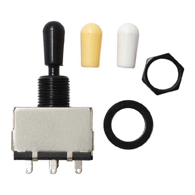 3 Way Guitar Toggles Switches Sealed Zincs Alloy Box Style Guitar Pickup Selector Switches for Musicians
