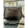 Handmade Black Leather Shoulder Bag Women's Satchel Sling Messenger Cross Body