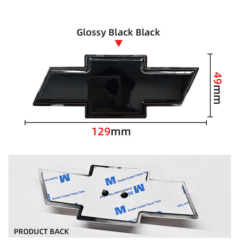 129mm 150mm 195mm 204mm 208mm 228mm Car Front Logo Grill Rear Bumper Tail Door Trunk Emblem Sticker 3D Accessories For Chevrolet