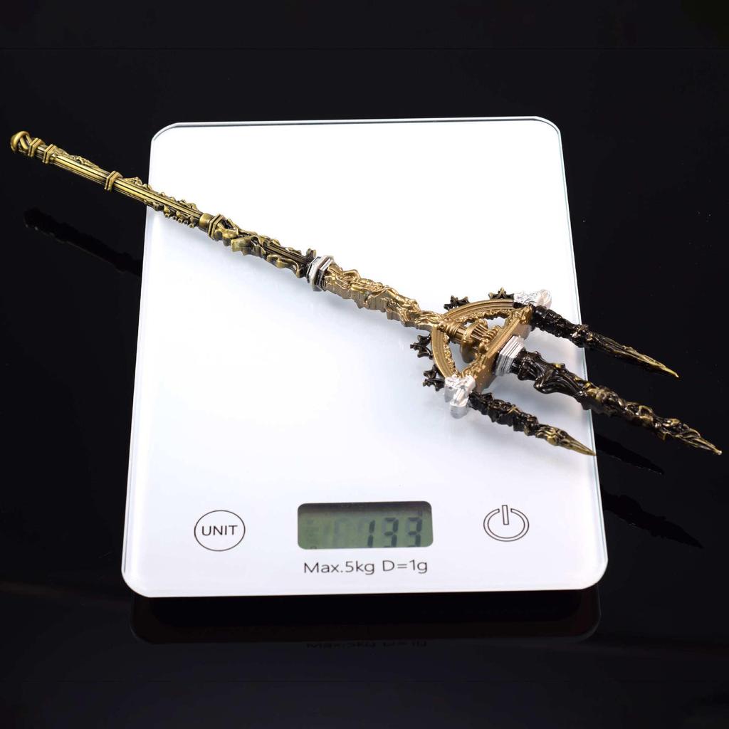 Elden Ring Magic Peripheral: Mongwen Holy Spear 30CM Full Metal Handcrafted Model