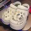 20PCS Shoe Charm for Crocs DIY Shiny rhinestone chain Shoe Decoration Buckle for Croc Charms Hole Shoes Accessories