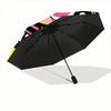 1pc Powerpuff Girls Automatic Opening and Closing Umbrella - Suitable for Various Occasions, Outdoor Activities, Lightweight and Durable Automatic Fol