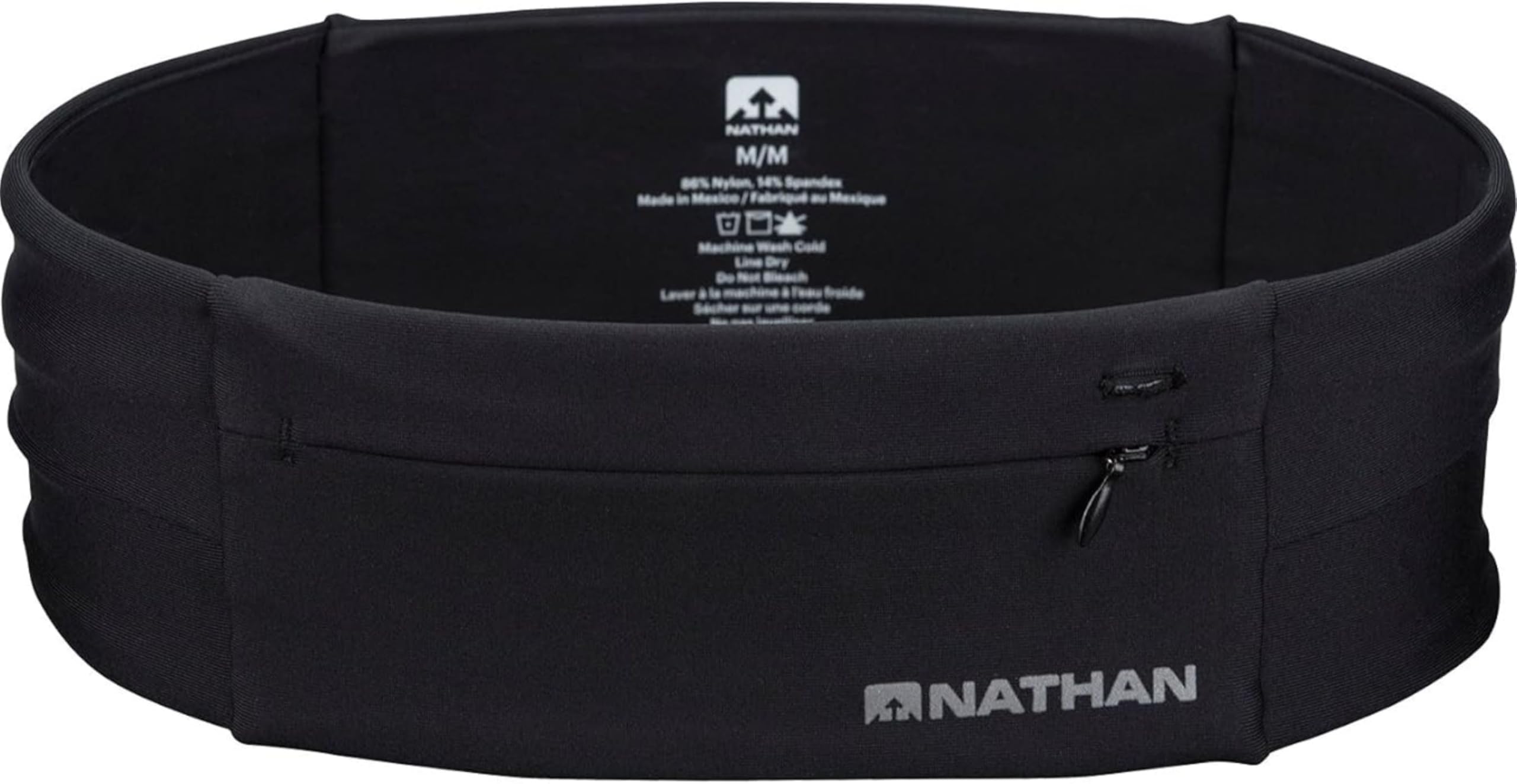 

NATHAN Running NS7702 Zipster Waistband Zip Pocket NS7702 BLACK M чорний
