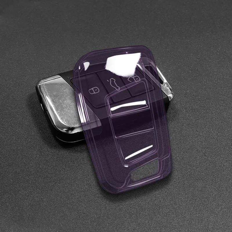 Soft TPU Car Key Case Accessories for VW PASSAT B8 for Volkswagen for Skoda Kodiaq Superb A7 Transparent Remote Cover Protector