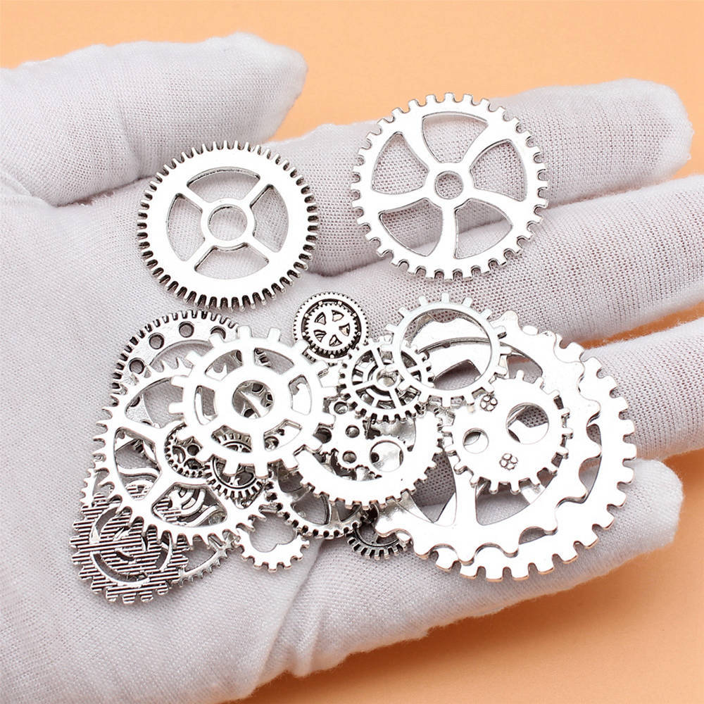 Charms Schlüsselschloss Werkzeug Gemischtes Set Anhänger Vintage Schmuckzubehör QC076