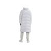 Anta Logo Print Zip-Up Hooded Down Jacket Unisex Outerwear White 952247970-1