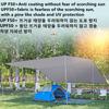 Camping-Überdachung Sonnenschutz Plane Schatten Ultraleicht Garten Zelt Sonnenschutz Outdoor Camping Markise Strand Sonnenschutz mit Haken Wind Ro