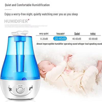 Ultrasonic Large Capacity Silent Humidifier for Pregnant Women, Babies, Aromatherapy, and Bedrooms