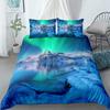 3D Landscape Bedding Set Printed Scenic Tree Sun Duvet Cover Pillowcases for Home Bedroom Twin Queen King Size