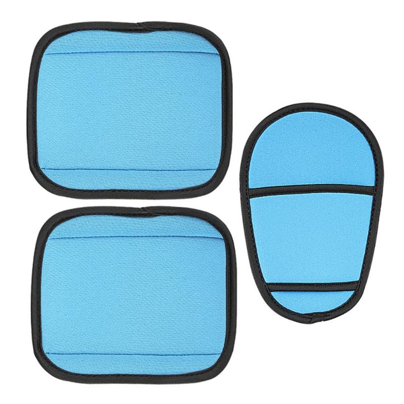 

Comfortable Child Car Seat Safety Belt Shoulder Pad Support Secure Fastener For Extended Travel Seat Belt Covers Os синий