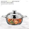 30/32/34/38cm Stainless Steel Wok Lid Universal Pot Lid Household Frying Pan Cover Cookware Replacement Parts Kitchen Tool